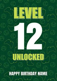 Tap to view Level 12 Unlocked Birthday Card