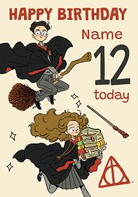 Tap to view Harry Potter & Hermione 12th Birthday Card