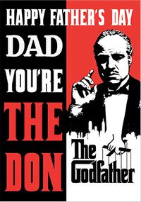 Tap to view The Godfather - Dad Personalised Father's Day Card