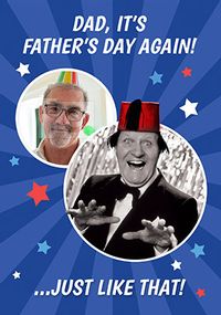 Tap to view Tommy Cooper - Dad Personalised Father's Day Card