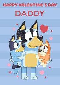 Tap to view Bluey Daddy Personalised Valentine Card