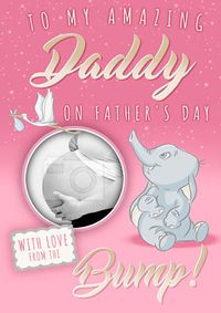 Tap to view Dumbo - From the Bump Father's Day Photo Card