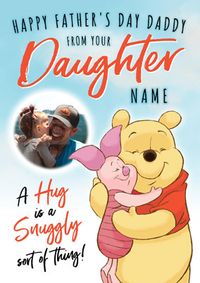 Tap to view Winnie the Pooh - From Daughter Father's Day Photo Card