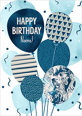 Male store birthday cards