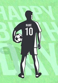 Tap to view Football Player Kids Birthday Card