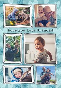 Tap to view Love You Lots Grandad Multi Photo Card
