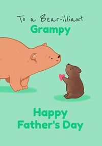 Tap to view Bear-Illiant Grampy Father's Day Card