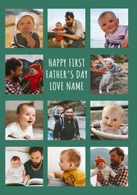 Tap to view 11 Photo first Father's Day Card