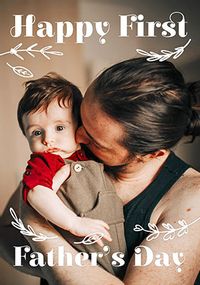 Tap to view Photo First Father's Day Card
