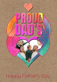 Tap to view Proud Dads Photo Father's Day Card