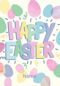 Tap to view Pastel Happy Easter Personalised Card