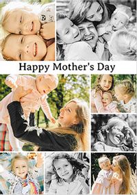 Tap to view Giant 8 Photo Mothers  Day Photo Card