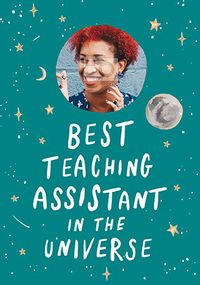 Tap to view Best Teaching Assistant  In Universe Photo Card