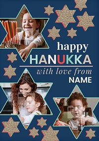 Tap to view To The Stars Hanukkah Photo Card