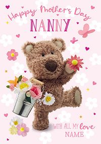 Tap to view Barley Bear - Nanny Mother's Day Personalised Card