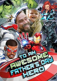 Tap to view Avengers - Father's Day Hero Photo Card