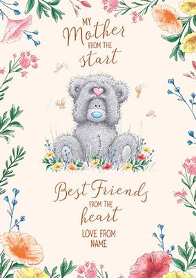 Me To You - Mother Best Friend Personalised Card | Funky Pigeon