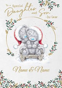 Tap to view Daughter & Son in Law Christmas Cute Personalised Card