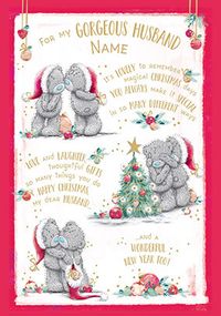 Tap to view Me To You - Husband Verse Christmas Personalised Card