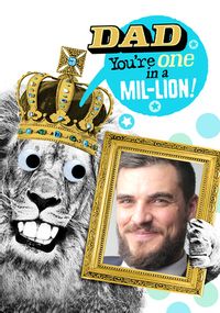 Tap to view Dad in a Mil-lion Photo Birthday Card