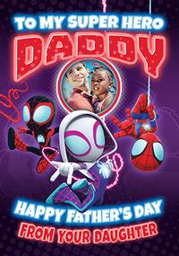 Tap to view Spidey & Friends - From Daughter Father's Day Photo Card