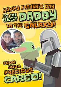 Tap to view Mandalorian - Best Daddy Photo Father's Day Card