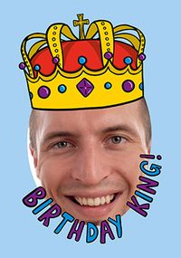 Tap to view Birthday King Personalised Card
