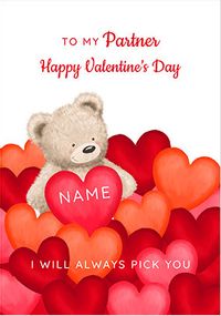Tap to view Big Love Bear Partner Valentine's Day Card