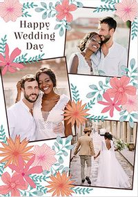 Tap to view Wedding Day 3 Photo Florals Card
