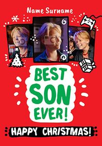 Tap to view Best Son Photo Christmas Card