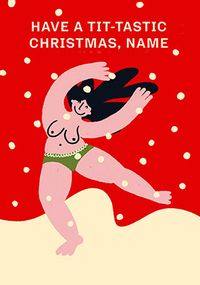 Tap to view Tit-tastic Christmas Card