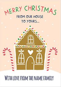 Tap to view Gingerbread Personalised Christmas Card