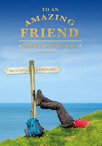 Tap to view Friend Hike Birthday Card
