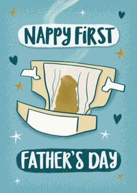 Tap to view Nappy First Father's Day Card