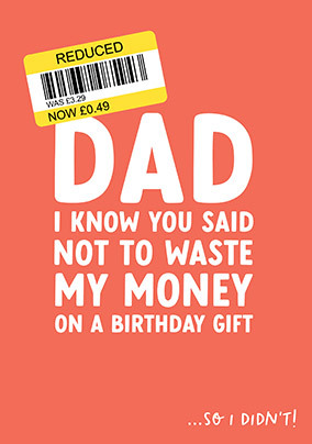 Happy birthday cards for hot sale dad