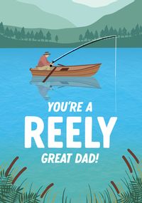 Tap to view Reely Great Dad Father's Day Card
