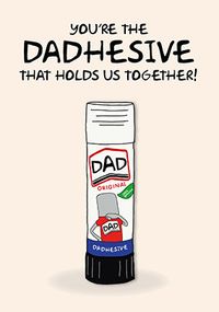Tap to view Dad-hesive Father's Day Card