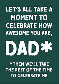 Tap to view Celebrate an Awesome Dad Birthday Card
