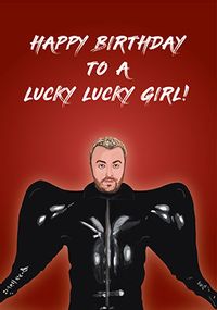 Tap to view Lucky Lucky Girl Birthday Card