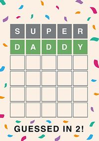 Tap to view Super Daddy Spoof Father's Day Card