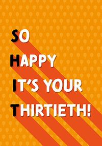 Tap to view It's Your Thirtieth Birthday Card