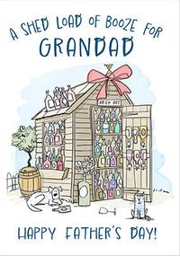 Tap to view Shed Load of Booze for Grandad Father's Day Card