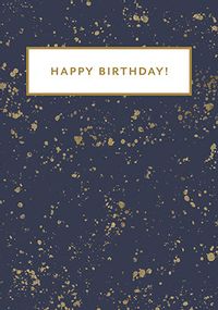 Tap to view Gold Dust Birthday Card