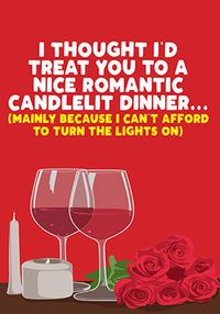 Tap to view Candlelit Dinner Anniversary Card