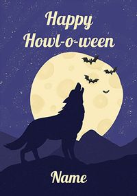 Tap to view Wolf Howl-o-ween Card