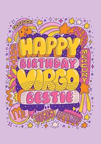 Tap to view Virgo Bestie Birthday Card