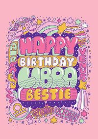 Tap to view Libra Bestie Birthday Card