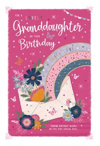 Tap to view A Lovely Granddaughter Birthday Card