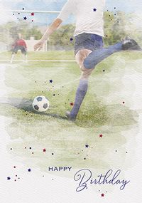Tap to view Football Traditional Birthday Card