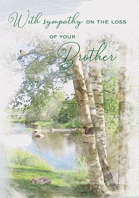 Loss Of Brother Sympathy Card 